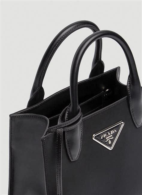 mini tote prada|Prada small nylon tote.